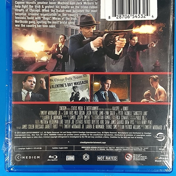 Gangster Land Blu Ray, Factory Sealed - Picture 4 of 9